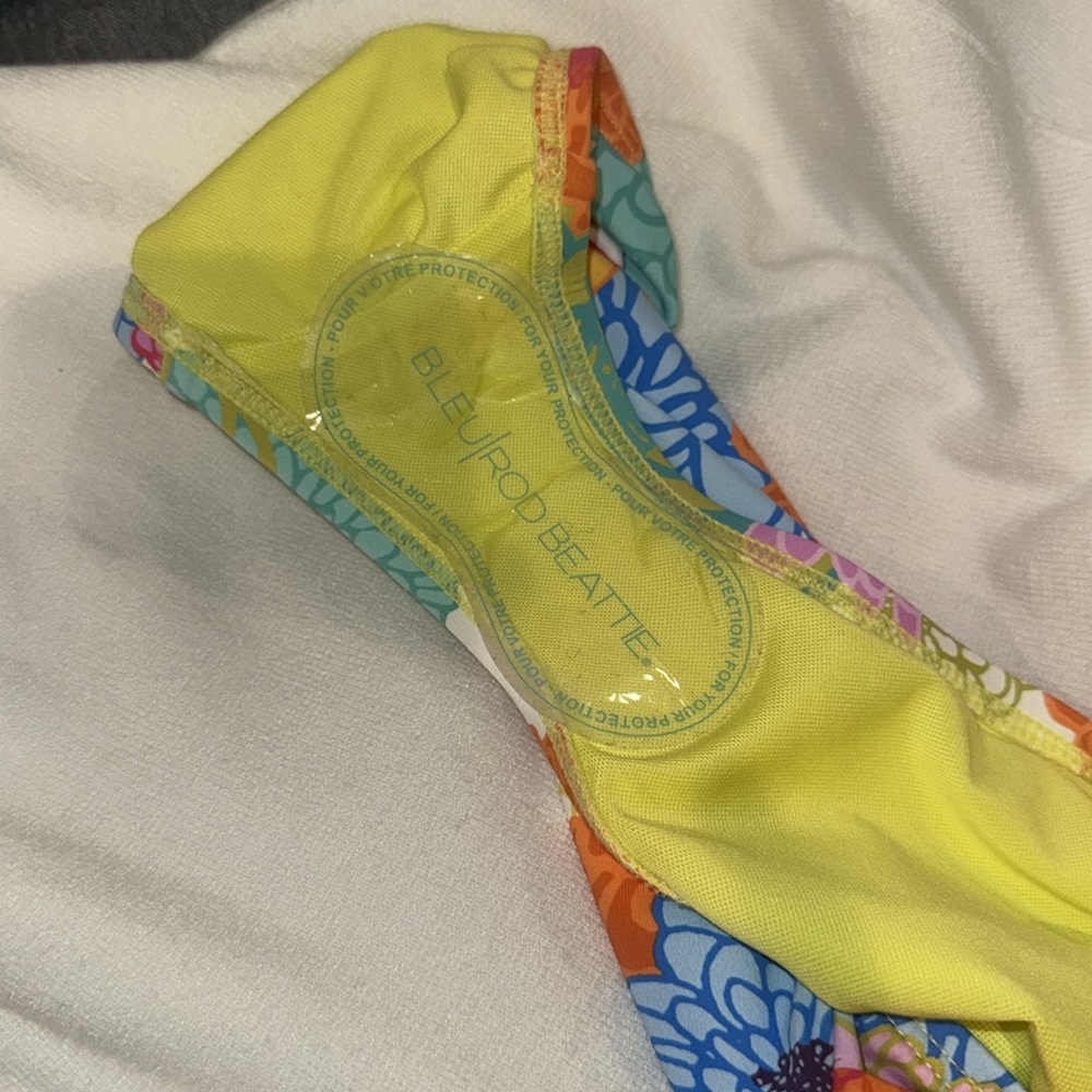 BLEU Rod Beattie SWIMSUIT, SHIRRED Slimming Tummy Control Bright Colorful $129 - Picture 11 of 15